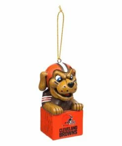 Promo 😍 Evergreen Cleveland Browns Mascot Ornament 👍