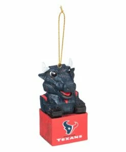 Deals 🧨 Evergreen Houston Texans Mascot Ornament 🧨