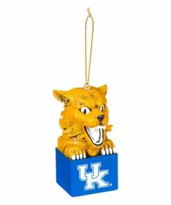New 😉 Evergreen Kentucky Wildcats Mascot Ornament ⌛