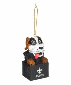 Best Sale 🛒 Evergreen New Orleans Saints Mascot Ornament 🔥