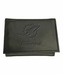 Coupon 💯 Evergreen Miami Dolphins Tri-Fold Wallet 🎁