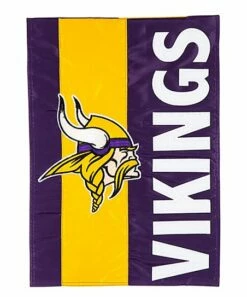 Outlet 😍 Evergreen Minnesota Vikings Embellished Mini Outdoor Flag 💯