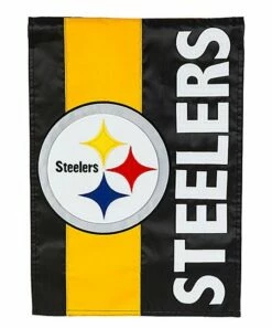 Best Pirce 🎉 Evergreen Pittsburgh Steelers Embellished Mini Outdoor Flag 🎉