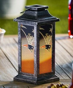 Best Pirce ⭐ Evergreen New England Patriots Solar Lantern 🔔