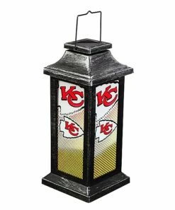Promo 🎉 Evergreen Kansas City Chiefs Solar Lantern 😍