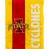 Hot Sale 😉 Evergreen Iowa State Cyclones Large 3-D Outdoor Flag 😉