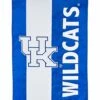Cheap 🌟 Evergreen Kentucky Wildcats 3-D Outdoor Flag 🎉