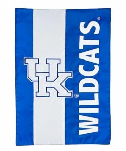 Cheap π Evergreen Kentucky Wildcats 3-D Outdoor Flag π