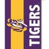 Deals ⭐ Evergreen LSU Tigers Large 3-D Outdoor Flag 🔥
