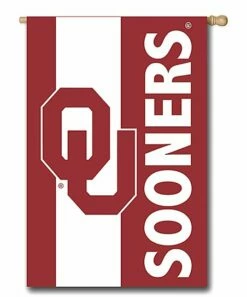 Buy 🎁 Evergreen Oklahoma Sooners 3-D Outdoor Flag ⌛