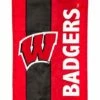Cheapest ❤️ Evergreen Wisconsin Badgers 3-D Outdoor Flag 😀