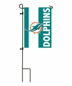 Hot Sale 🧨 Evergreen Miami Dolphins Garden Flag ✨