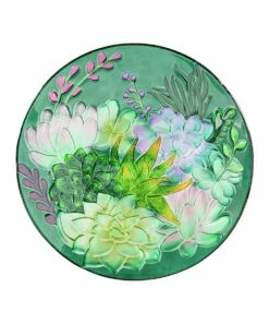 Outlet 🎁 Evergreen Succulent Bird Bath 🧨