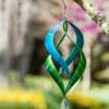 Cheapest ⭐ Evergreen Blue & Green Kinetic Hanging Spinner 🤩