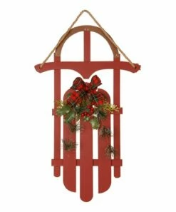 Hot Sale 🤩 22'' Red Sled Wall Art 🔔