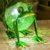 Discount 🛒 Evergreen Solar Frog Figurine ✔️