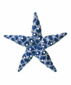 Best deal 😉 Evergreen White & Blue Damask Starfish Wall Décor ✨