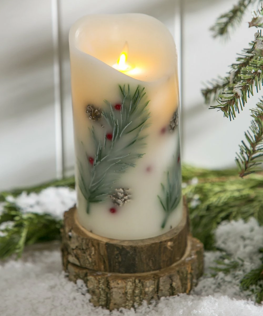 Hot Sale β Evergreen Pine Tree LED Timer Pillar Candle π 3 Hot Sale β Evergreen Pine Tree LED Timer Pillar Candle π - Image 3