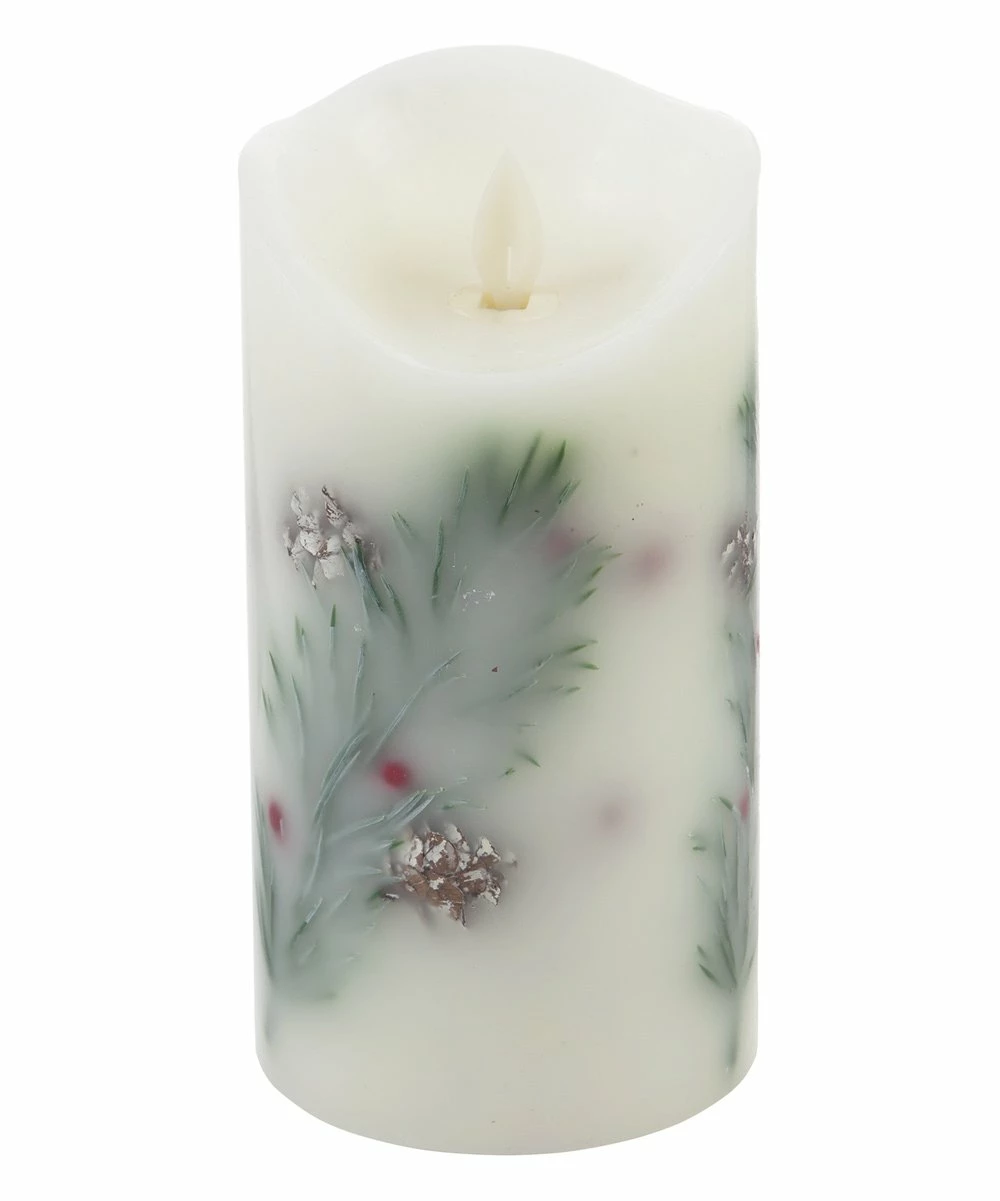 Hot Sale β Evergreen Pine Tree LED Timer Pillar Candle π 1 Hot Sale β Evergreen Pine Tree LED Timer Pillar Candle π