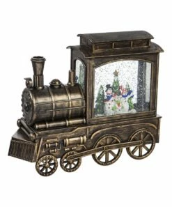 Coupon 𧨠Evergreen Snowman Family LED Timer Train β