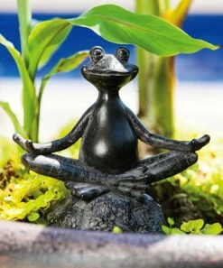 Coupon ✔️ Evergreen Yoga Frog Garden Statue ⭐