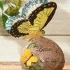 Buy ✔️ Evergreen 'Butterfly Kisses' Solar Garden Stone 😍