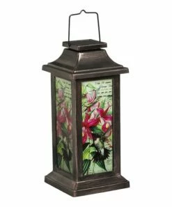 Brand new 🔥 Evergreen Hummingbird Fluttering Garden Friends Solar Lantern 👍