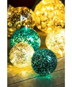 Best deal ✔️ Evergreen Silver 6" Outdoor LED Ball Ornament 😀 -Outlet Evergreen Shop zu80760034 alt 2 tm1566396731