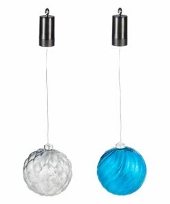 Best deal ✔️ Evergreen Silver 6" Outdoor LED Ball Ornament 😀 -Outlet Evergreen Shop zu80760034 alt 3 tm1566396731