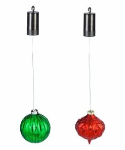 Best Pirce ❤️ Evergreen Red 5" Outdoor LED Teardrop Ornament 👍 -Outlet Evergreen Shop zu80760321 alt 4 tm1566396731