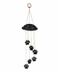 Flash Sale 🔔 Evergreen Paw Print Color-Changing Solar Mobile 👍 -Outlet Evergreen Shop zu82553780 alt 2 tm1643660776