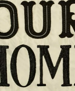 Wholesale 👍 Evergreen Black 'Welcome To Our Home' Appliqué Outdoor Flag 🎁 -Outlet Evergreen Shop zu82804775 alt 3 tm1574637748