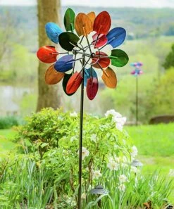 Buy 🥰 Evergreen 72"H Wind Spinner, Multicolored Shovels 🌟 -Outlet Evergreen Shop zu82974392 alt 3 tm1576593332