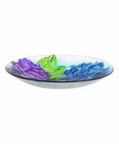 Promo 🔥 Evergreen Blue & Purple Blooming Hydrangea Bird Bath 😍 -Outlet Evergreen Shop zu82974393 alt 1 tm1575640264