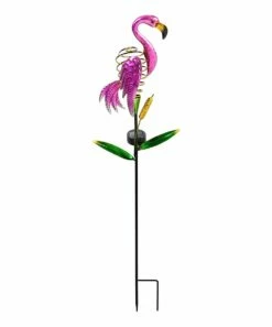 Buy 👏 Evergreen Flamingo Twinkling Light Solar Garden Stake ⭐ -Outlet Evergreen Shop zu83028964 alt 2 tm1643660776