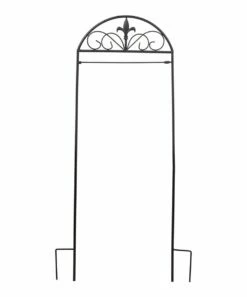 Cheapest 😀 Evergreen Black Fleur-de-Lis Outdoor Flag Arbor Stand 🌟 -Outlet Evergreen Shop zu83041359 alt 2 tm1644263683