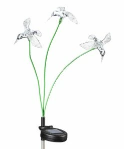 Deals 🔥 Evergreen Hummingbird Solar Garden Stake 😉