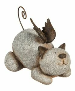 Discount 🎉 Evergreen Gray Memorial Cat Garden Figurine 👏