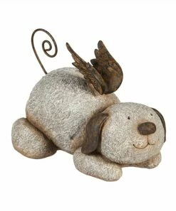 Brand new ✨ Evergreen Gray Memorial 🐕 Dog Garden Figurine 🥰