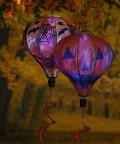 Hot Sale 🌟 Evergreen Orange Jack-O-Lantern Solar Balloon Spinner ✔️ -Outlet Evergreen Shop zu86851121 alt 1 tm1629214111