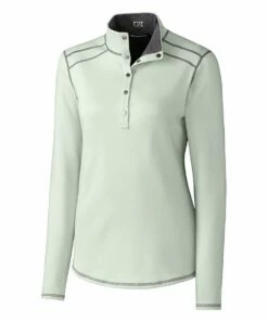 Cheapest 🎉 Cutter & Buck White Evergreen Reversible Overknit Pullover - 👩 Women & Plus 🎉