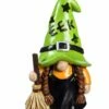 Promo 😍 Evergreen Orange & Black Jack-O-Latern Gnome Door Décor 🤩