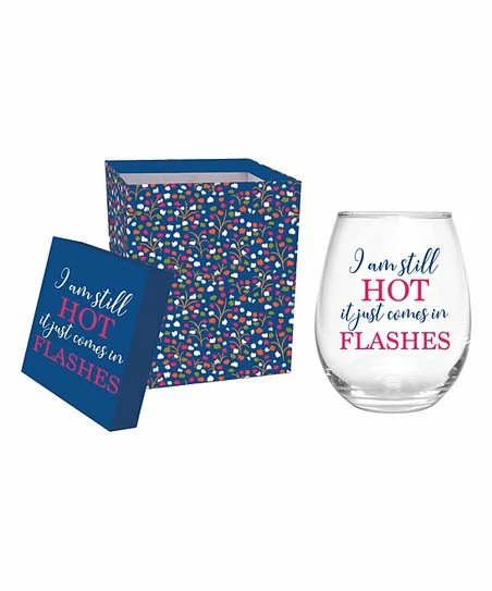 Top 10 π Evergreen 'Hot Flashes' Stemless Wineglass & Box π₯° 1 Top 10 π Evergreen 'Hot Flashes' Stemless Wineglass & Box π₯°
