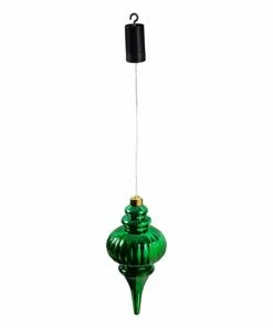 Coupon 🎉 Evergreen Green Finial Shatterproof LED Ornament 🛒