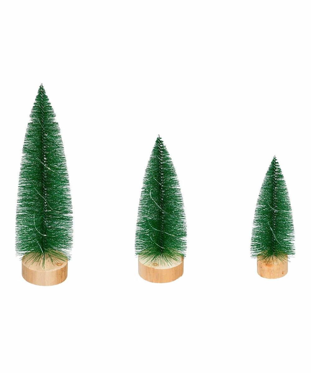 Brand new π Evergreen Green Color-Changing Bottle-Brush LED Light-Up Topiary - Set Of Three π 2 Brand new π Evergreen Green Color-Changing Bottle-Brush LED Light-Up Topiary - Set Of Three π - Image 2