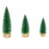 Brand new 😀 Evergreen Green Color-Changing Bottle-Brush LED Light-Up Topiary - Set Of Three 😀