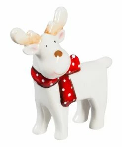 Hot Sale ⌛ Evergreen Red & Green Reindeer Figurine Set 💯 -Outlet Evergreen Shop zu88791307 alt 3 tm1598043245