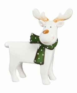 Hot Sale ⌛ Evergreen Red & Green Reindeer Figurine Set 💯 -Outlet Evergreen Shop zu88791307 alt 4 tm1598043245
