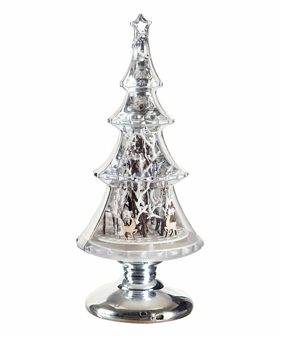 Budget 👏 Evergreen Gold Winter Scene Tree Musical Light-Up LED Décor ✔️ 3 Budget 👏 Evergreen Gold Winter Scene Tree Musical Light-Up LED Décor ✔️ - Image 3