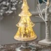 Budget 👏 Evergreen Gold Winter Scene Tree Musical Light-Up LED Décor ✔️